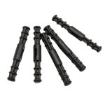 Втулка соединительная пластиковая Sporto черная 16 шт.