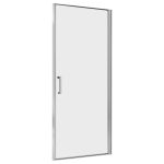 Душевая дверь Abber стекло прозрачное 100х195 см профиль хром 6 мм распашная (AG04100)