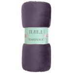 Плед 150х200 см TexRepublic микрофибра фиолетовый