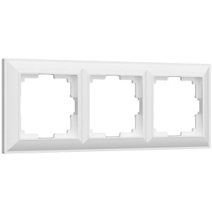 Рамка Werkel Fiore трехместная белая (a051020)