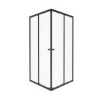 Душевой уголок Triton Вента-БВ черное 90х90х185 см квадрат стекло матовое 4 мм