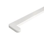 Заглушка торцевая для ПВХ подоконников универсальная белая