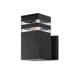 Светильник садово-парковый настенный Arte Lamp Hadar черный E27 IP44 (A4421AL-1BK)