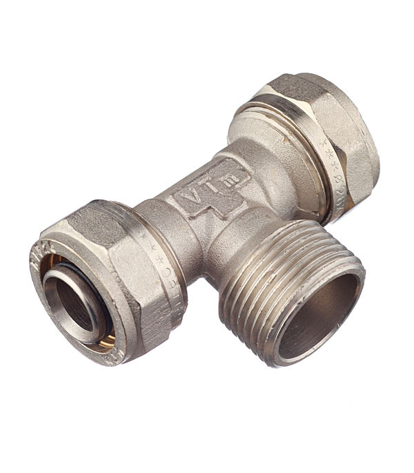 original-16037.jpg Тройник VALTEC (VTm.333.N.260626) 26 обж(ц) х 1 НР(ш) х 26 обж(ц) — изображение 1