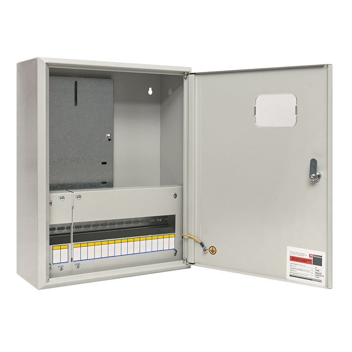 original-16079.jpg Щит учетно-распределительный навесной EKF PROxima ЩУРн 3/18 металлический IP31 500х400х160 мм 18 модулей с монтажной панелью — изображение 1