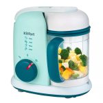 Блендер-пароварка стационарный Kitfort КТ-2305 400 Вт 0,4 л белый/зеленый