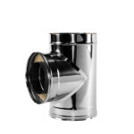 Тройник Вулкан V50R 90° х d120х220 мм с изоляцией AISI 321/304