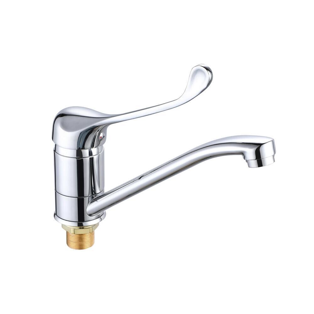 original-16335.jpg Смеситель для раковины РМС хром локтевой с поворотным изливом (РМС-Л1-004Г-25(R8)) — изображение 1