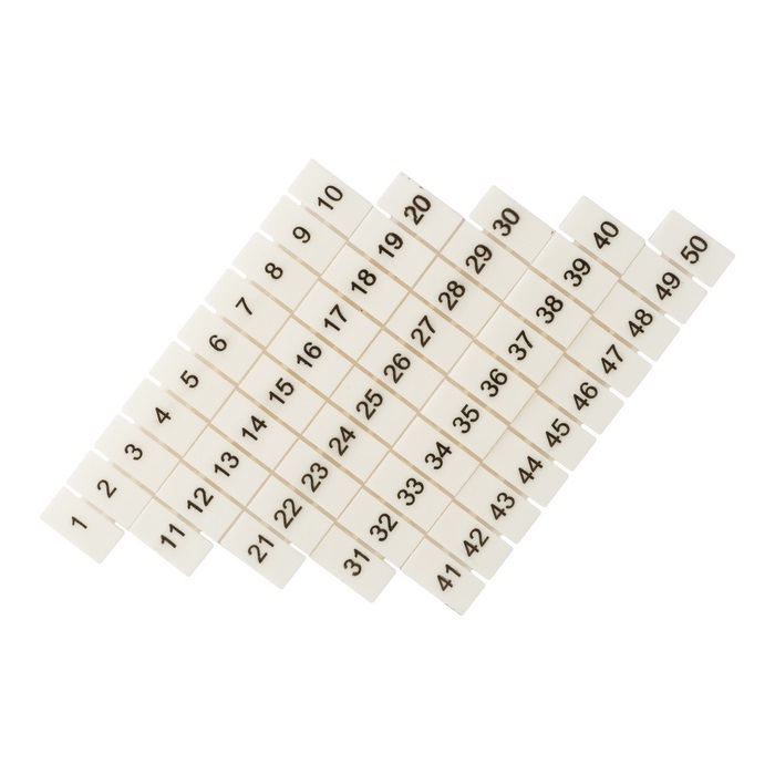 original-16407.jpg Маркеры для клемм JXB-ST 4 EKF PROxima с нумерацией 1-50 (100 шт.) (zb-st-4-1-50) — изображение 1