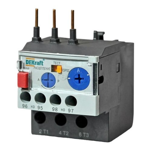original-16523.jpg Реле тепловое Dekraft РТ03-09-18-14.0A-18.0A (23117DEK) 690 В 18 А 1НО+1НЗ — изображение 1
