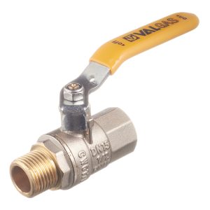 Кран шаровой газовый Valtec 1/2 ВР(г) х 1/2 НР(ш) ручка (VT.272.N.04)