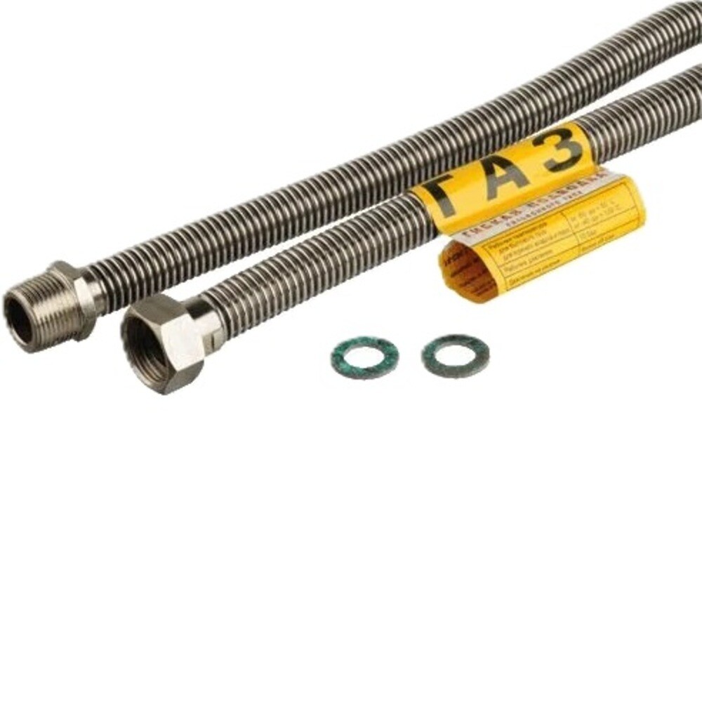 original-16884.jpg Подводка для газа сильфонная Kensudo 3/4 ВР(г) х 3/4 НР(ш) 150 см — изображение 1