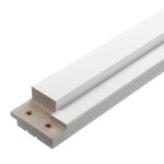 Коробка дверная 70х32х2070 мм (900 мм) финишпленка белая с петлями (2,5 шт.)