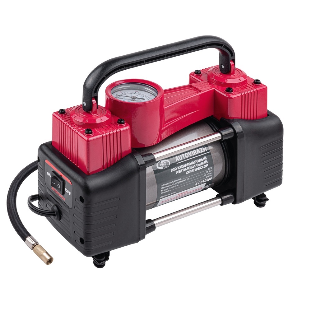 original-17173.jpg Автомобильный компрессор Autovirazh двухпоршневой 12 В 85 л/мин (AV-010890) — изображение 1