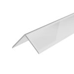 Уголок ПВХ 15х15х2700 мм глянцевый 002-0 светло-серый