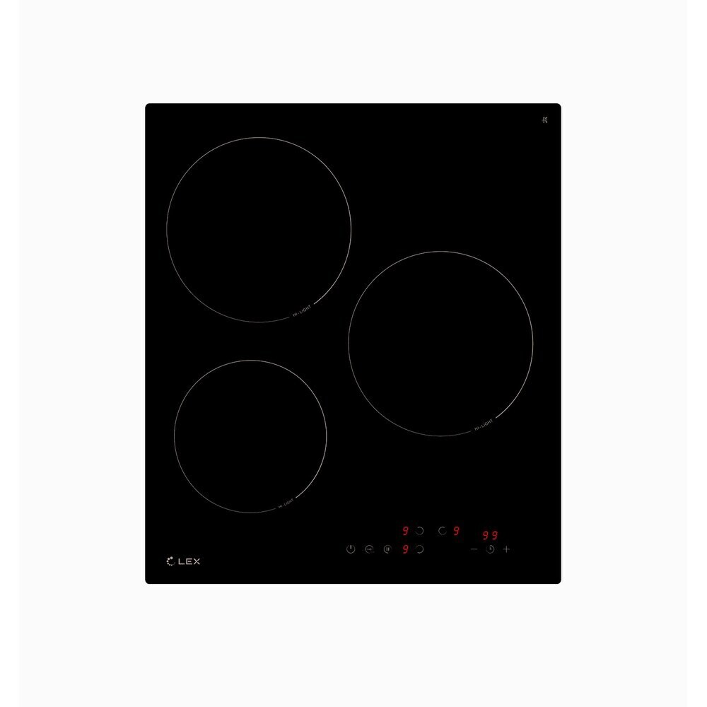 original-1745.jpg Варочная панель электрическая Lex EVH 4030 BL 3 конфорки черная — изображение 1