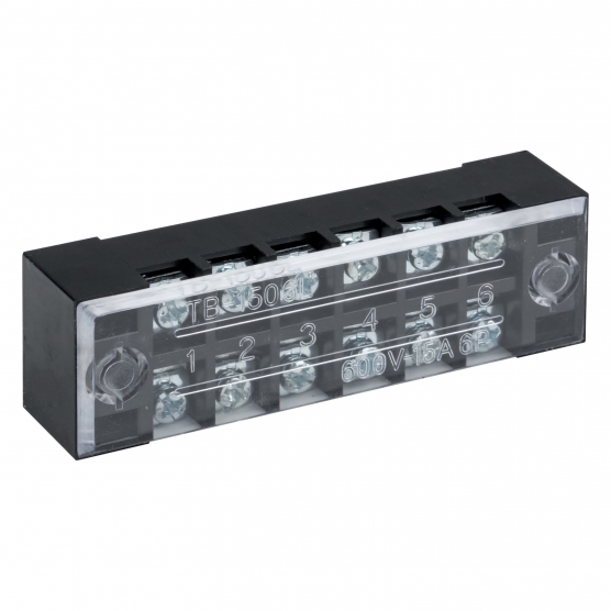 original-17650.jpg Терминал клеммный EKF PROxima TB-1506 1,5 кв.мм 660 В 15 A 6 клеммных пар (100 шт.) — изображение 1