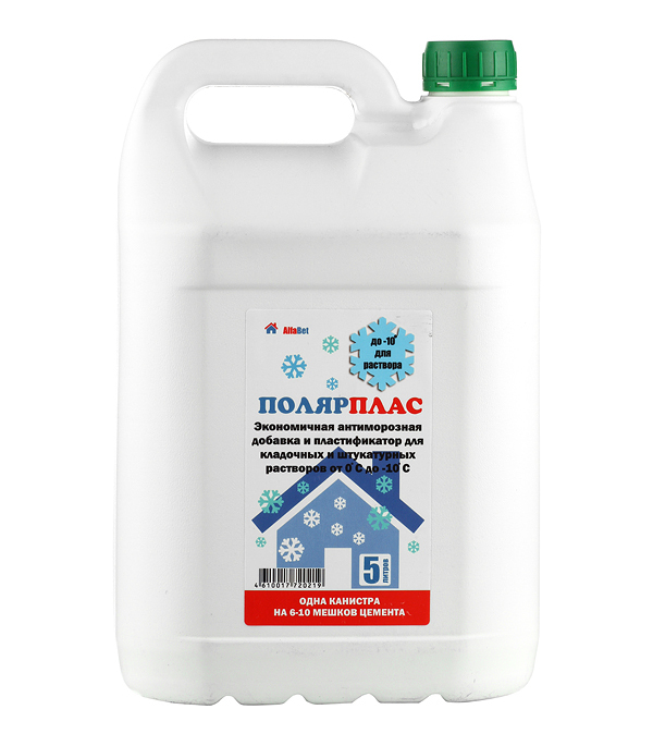 original-17803.jpg Добавка противоморозная пластификатор АльфаБетон Полярплас 5 л — изображение 1