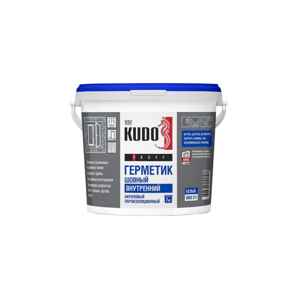 original-17865.jpg Герметик акриловый пароизоляционный внутренний Kudo Proff 7 кг — изображение 1