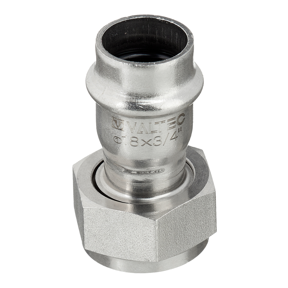 original-1800.jpg Соединитель Valtec (VTi.908.I.001805) 18 мм х 3/4 ВР(г) нержавеющая сталь с накидной гайкой — изображение 1