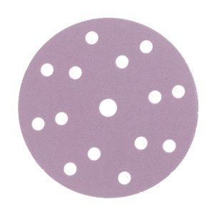 Диск шлифовальный КМ Purple d150 мм P120 на липучку бумажная основа (5 шт.)