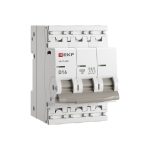 Автоматический выключатель модульный EKF PROxima ВА 47-63N 3P 16А тип D 6 кА 400 В (M636316D)