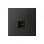 Розетка компьютерная Systeme Electric ArtGallery встраиваемая базальт RJ45 (SE GAL001486)