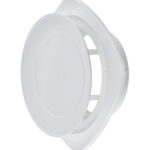 Анемостат приточный регулируемый Era с фланцем d160 мм белый