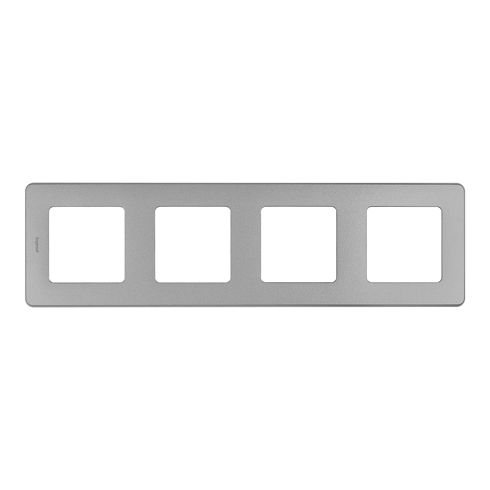 original-18533.jpg Рамка Legrand Inspiria четырехместная дымчатая (673967) — изображение 1