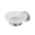 Мыльница для ванной Cezares с держателем стекло/металл хром (RELAX-SODS-01)