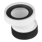 Эксцентрик переходной АНИ пласт для присоединения унитаза 20 мм (W0220)