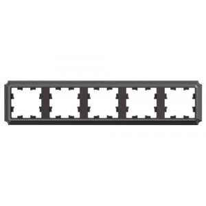 Рамка Systeme Electric AtlasDesign Antique пятиместная мокко (ATN100605)