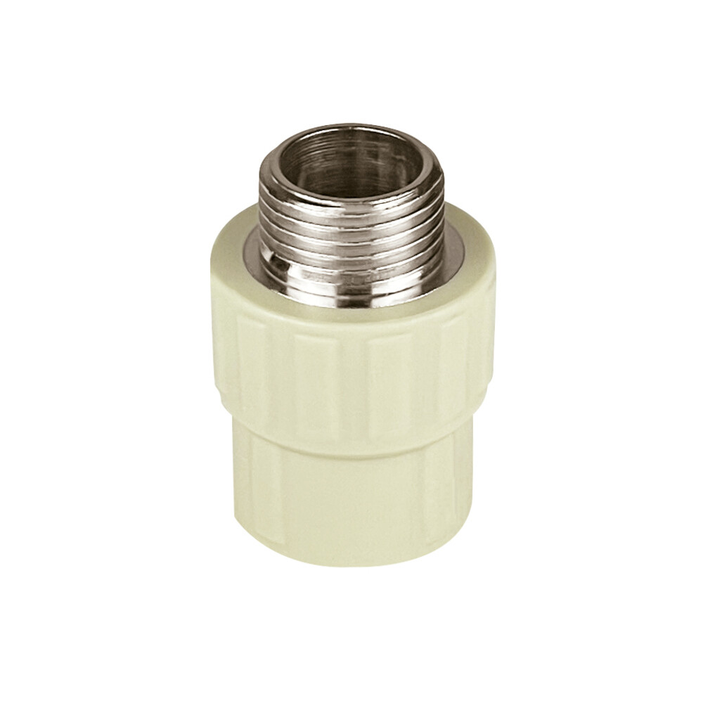 original-19342.jpg Муфта полипропиленовая Valfex 20 мм х 1/2 НР(ш) серая (10130020Г) — изображение 1