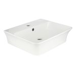 Раковина Corsa Deco WX200 49 см накладная с полочкой белая (ABWX2-49R)