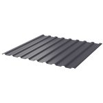 Профнастил С20R 1,15х2 м 0,5 мм графитовый серый RAL 7024