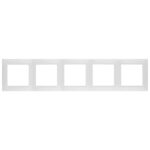 Рамка Simon 15 пятиместная белая (1500650-030)