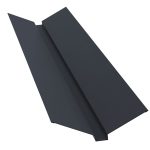Ендова внешняя для металлочерепицы 115х30х115 мм 2 м графитово-серая RAL 7024 матовая satin matt