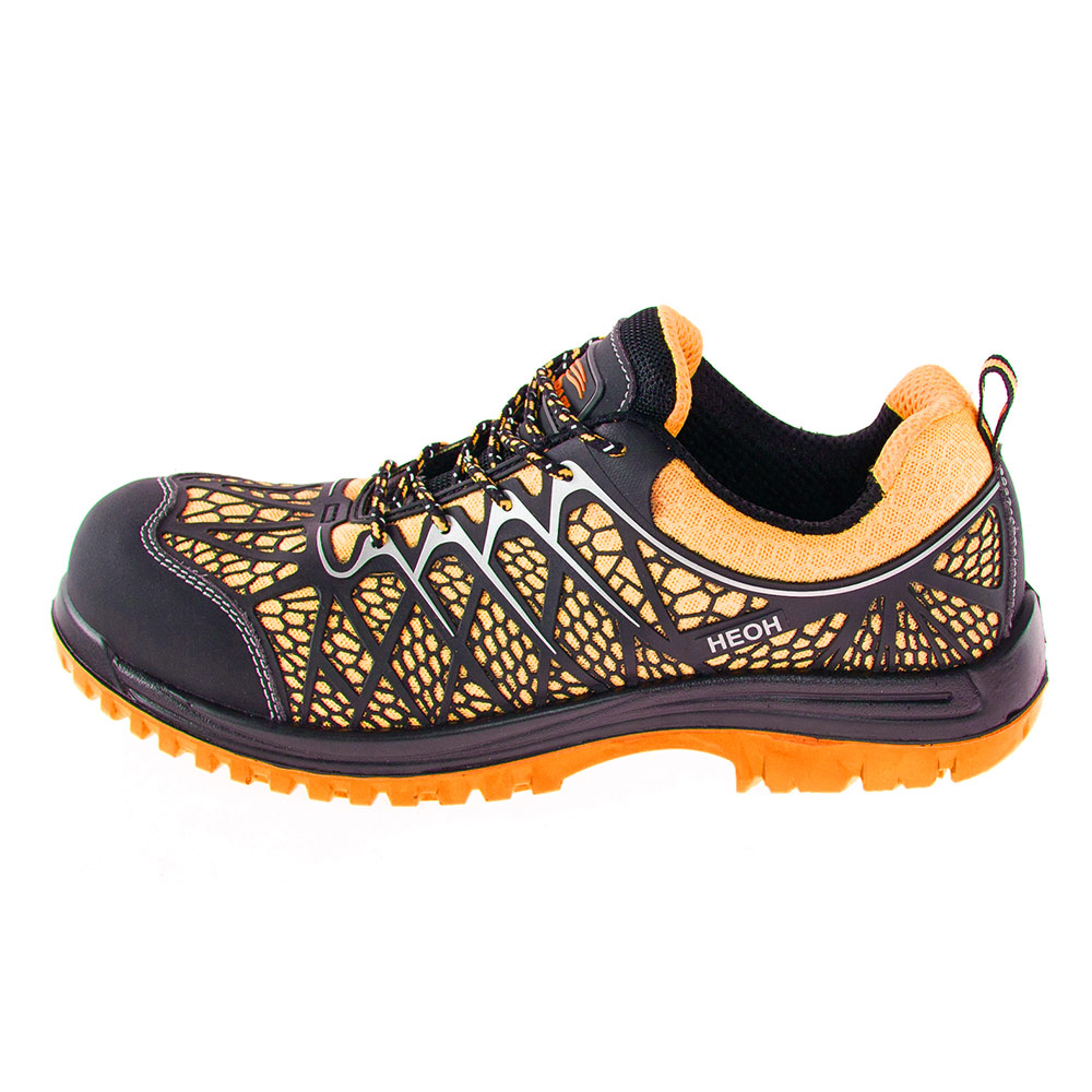 original-19627.jpg Полуботинки рабочие текстильные со светоотражающими элементами размер 43 оранжевые Мистраль Неон (130181) — изображение 1