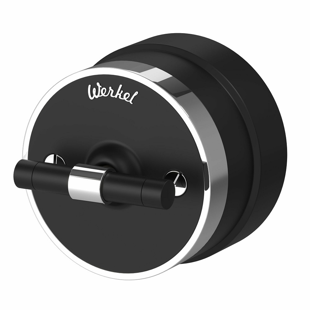 original-19743.jpg Выключатель Werkel двухклавишный встраиваемый черный матовый на 4 положения (a058778) — изображение 1