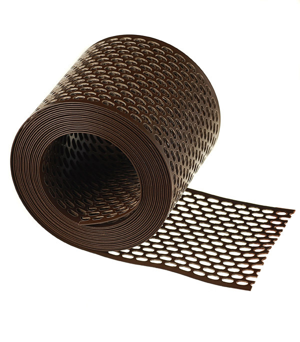 original-19794.jpg Лента вентиляционная карнизная 100х5000 мм Grand Line коричневая — изображение 1