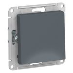 Выключатель Systeme Electric AtlasDesign одноклавишный встраиваемый грифель (ATN000711)