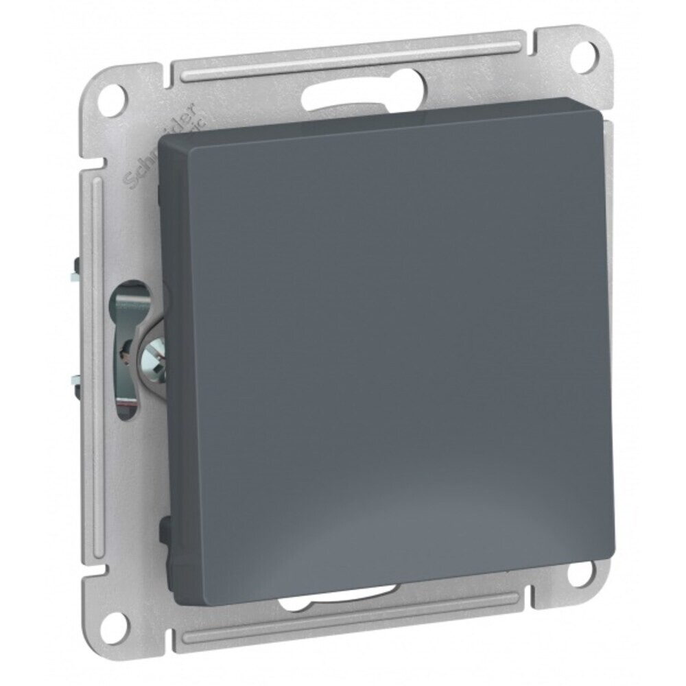 original-19861.jpg Выключатель Systeme Electric AtlasDesign одноклавишный встраиваемый грифель (ATN000711) — изображение 1