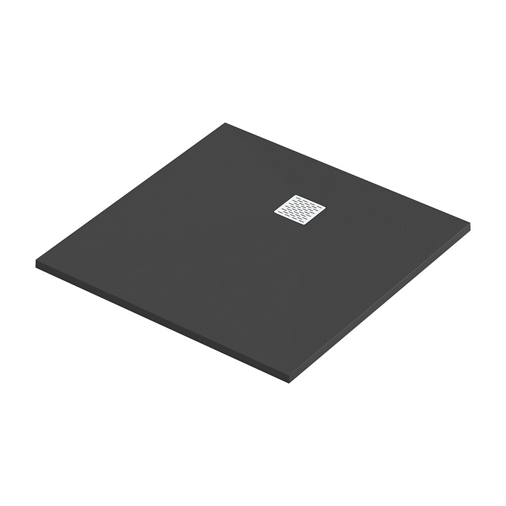 original-19882.jpg Поддон Good Door Strong литьевой мрамор 100х100х3 см квадрат черный низкий (ЛП00452) — изображение 1