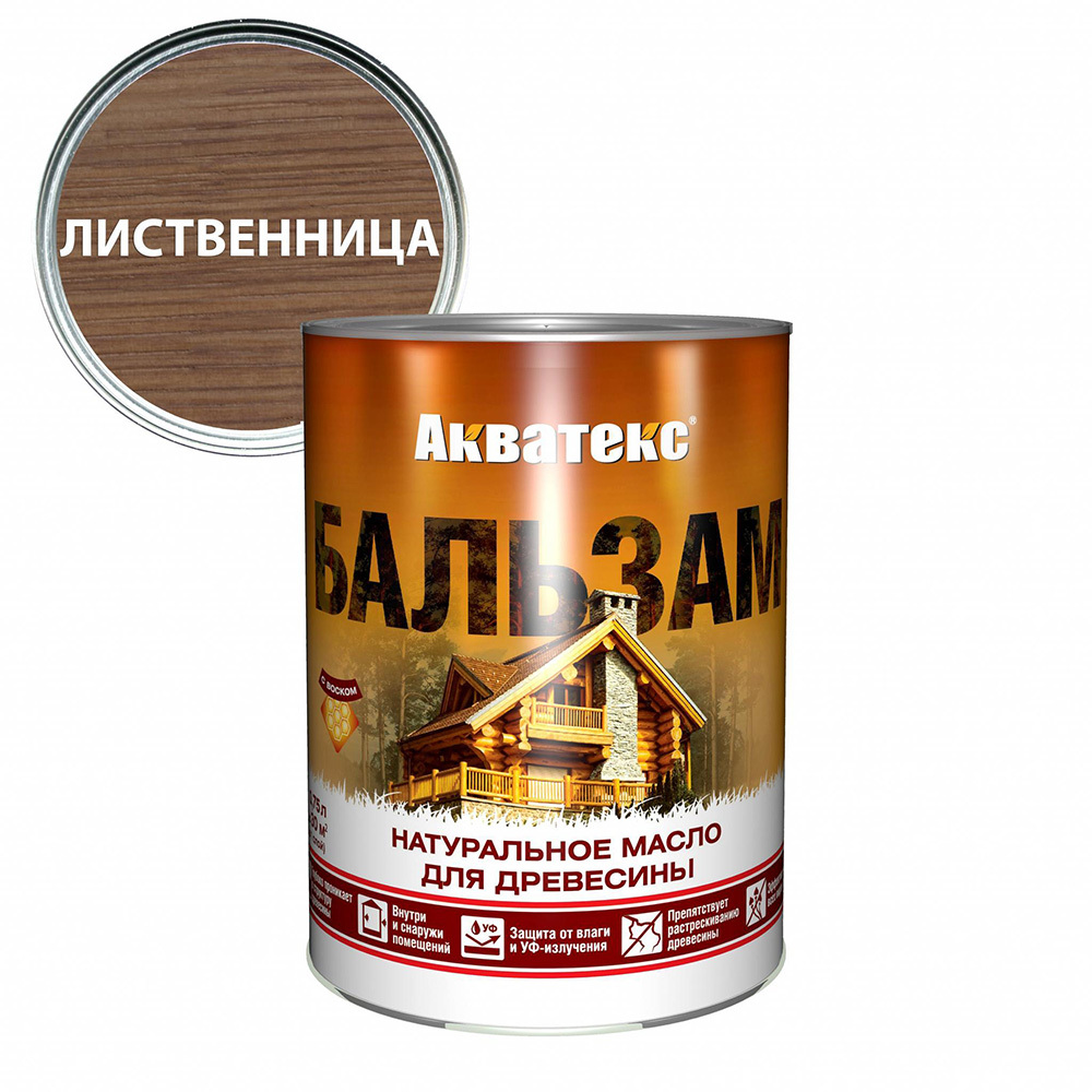original-20028.jpg Масло Акватекс Бальзам для дерева лиственница 0,75 л — изображение 1