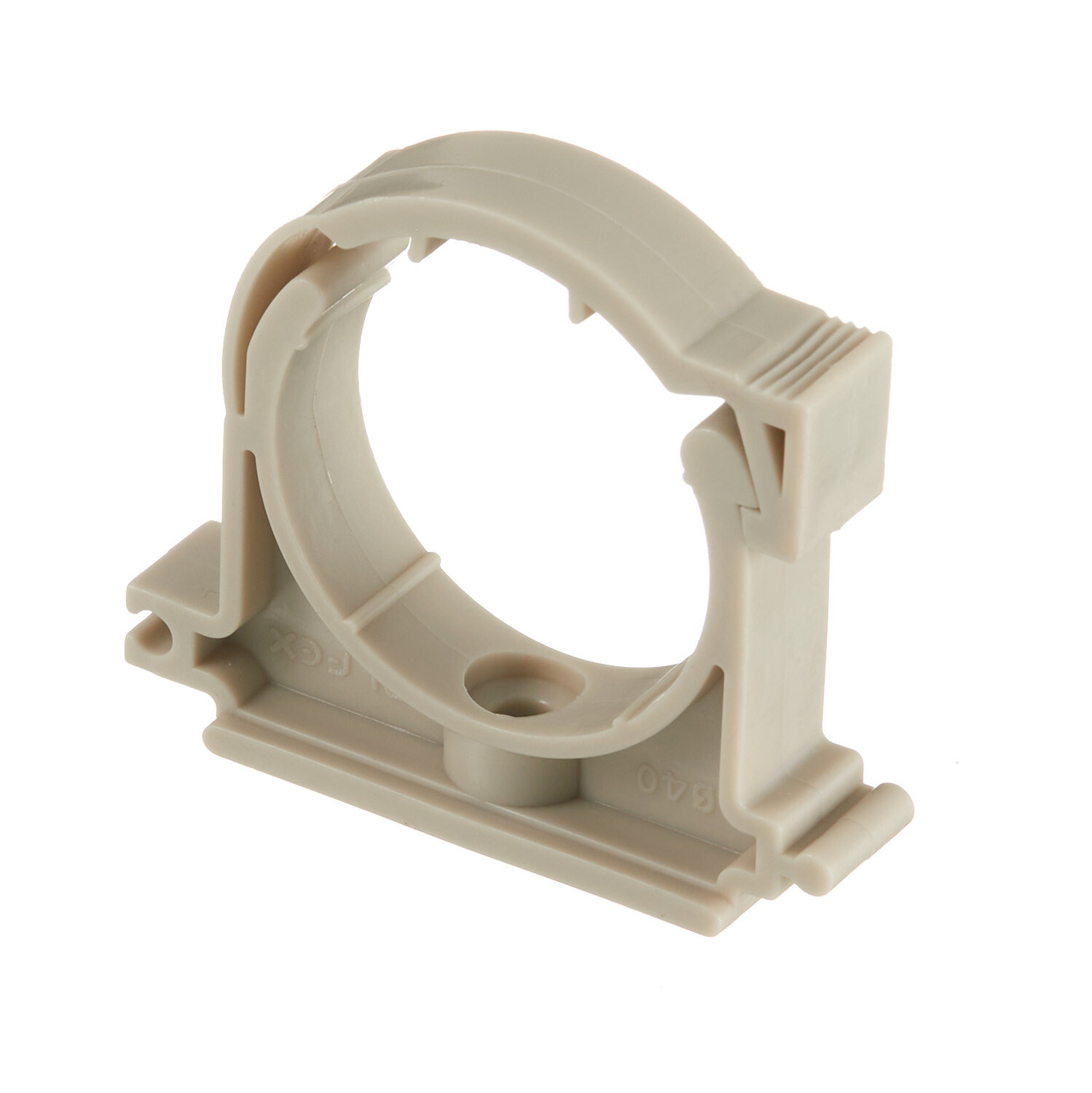 original-20389.jpg Фиксатор Valfex 40-42 мм для полипропиленовых труб с защелкой серый (10160040Г) — изображение 1