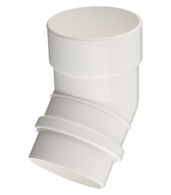 original-20396.jpg Колено трубы Docke Lux пластиковое d100 мм 45° пломбир RAL 9003 — изображение 1