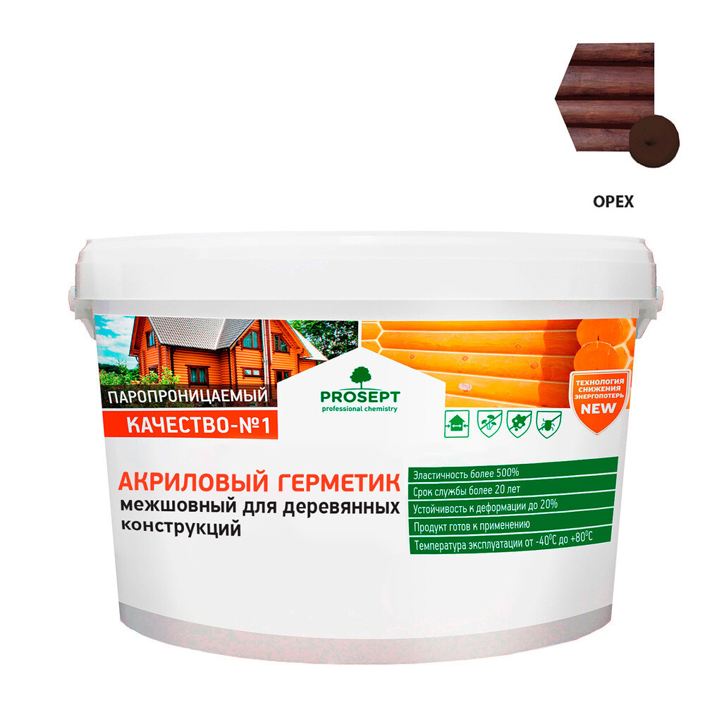 original-2060.jpg Герметик шовный для дерева Prosept орех 3 кг — изображение 1