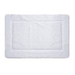 Коврик для ванной белый 90х60 см WasserKraft Lopau (BM-6018)