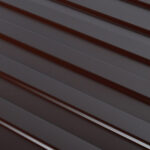 Профнастил С8 1,2х2 м 0,33 мм коричневый RAL 8017