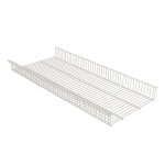 Корзина металлическая белая 903х440х85 мм Титан-GS